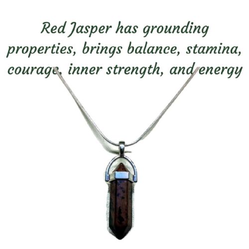 Red Jasper Gemstone Pendant
